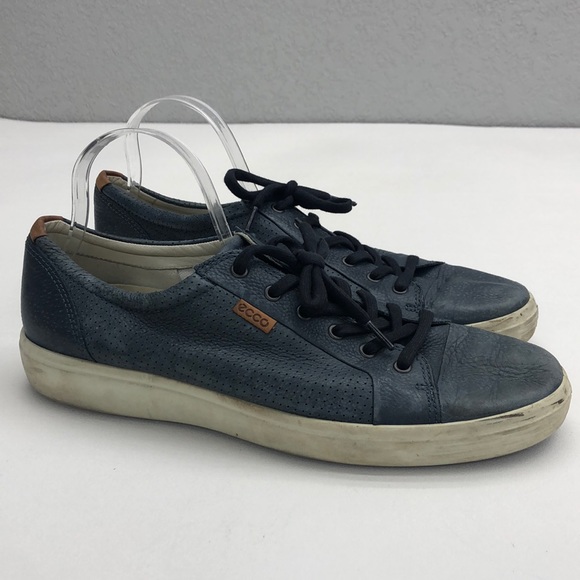 Ecco | Shoes | Ecco Blue Leather Casual 